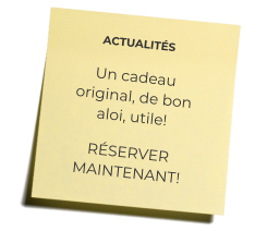 ACTUALITÉS Un cadeau original, de bon aloi, utile! RÉSERVER MAINTENANT!