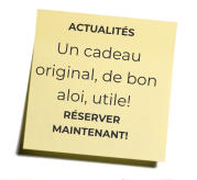 ACTUALITÉS Un cadeau original, de bon aloi, utile!RÉSERVER MAINTENANT!